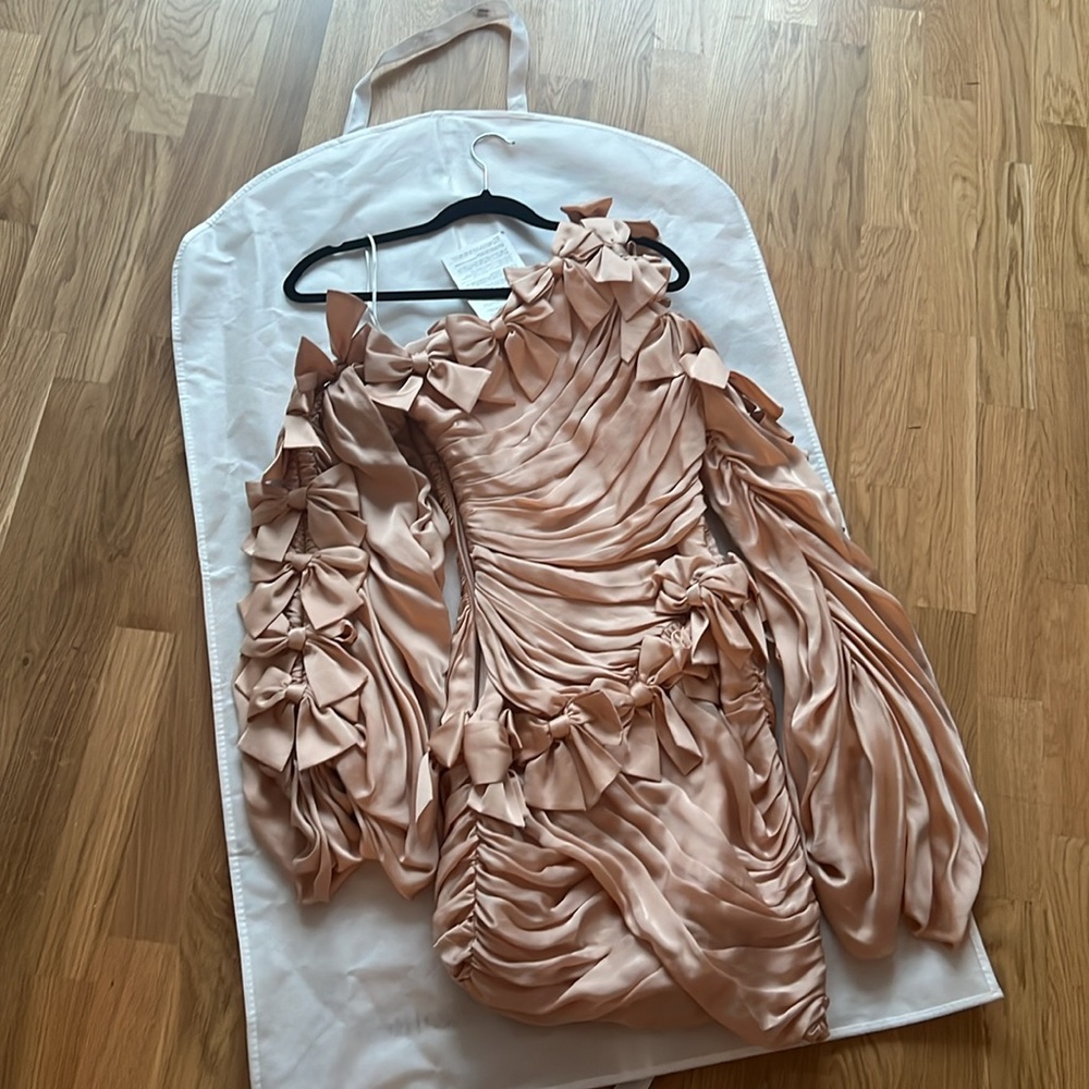 NWT Zimmermann Sabotage Bow Mini Dress - Picture 10 of 11